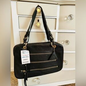 SORIAL Black Luxury Hand Bag NWT